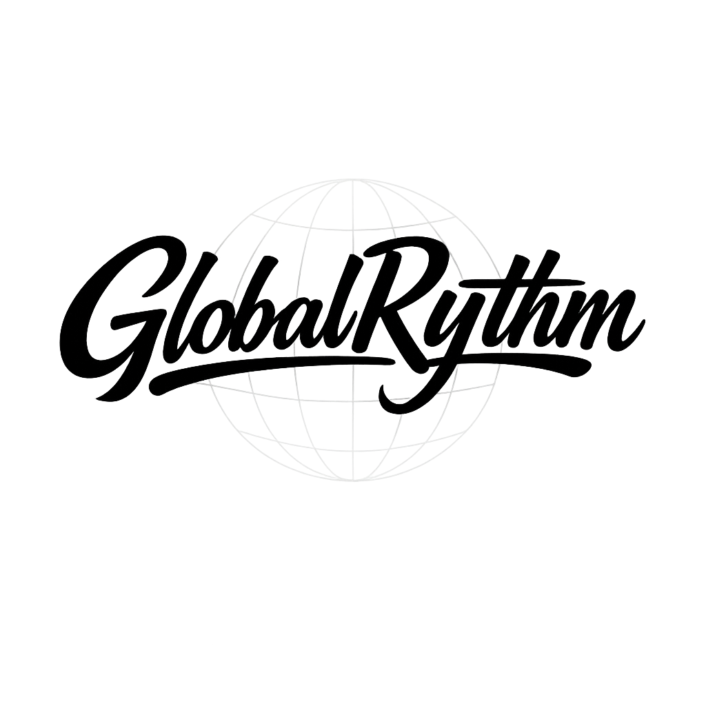 refine the existing globalrythm logo keep the exact brand s
